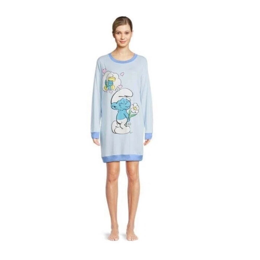 Smurfs Women's‎ Lounger Blue ,S